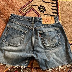 Vintage Levi 501 Denim Shorts - Size 29 on tag